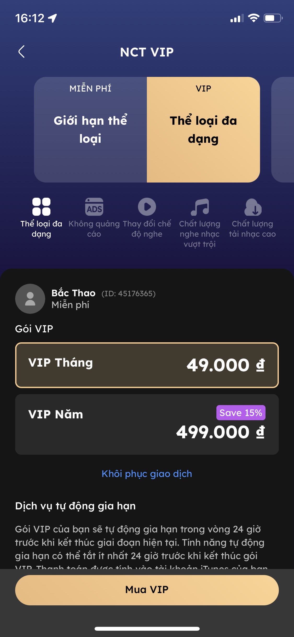 z4493340739745 4204a5be7012b0ed6e6c669bbf7497a0 Hướng dẫn nâng cấp Nhaccuatui Vip nhanh chóng