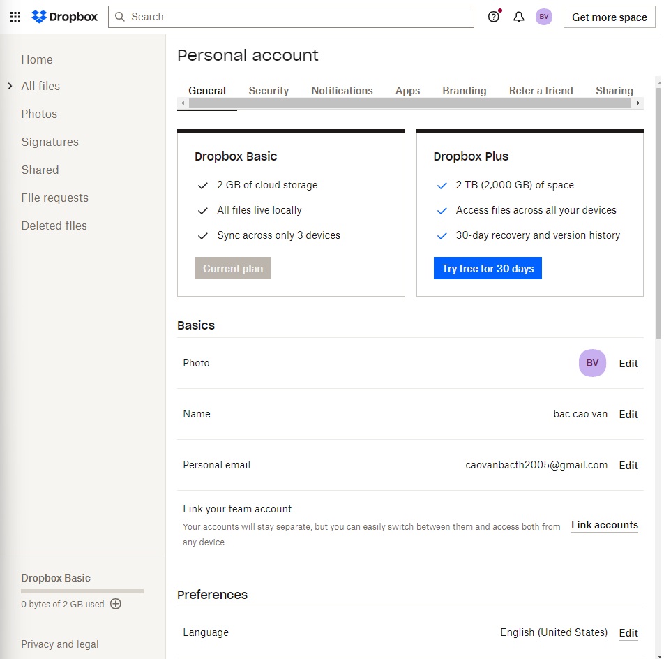 2133 Hướng dẫn nâng cấp dung lượng Dropbox nhanh chóng