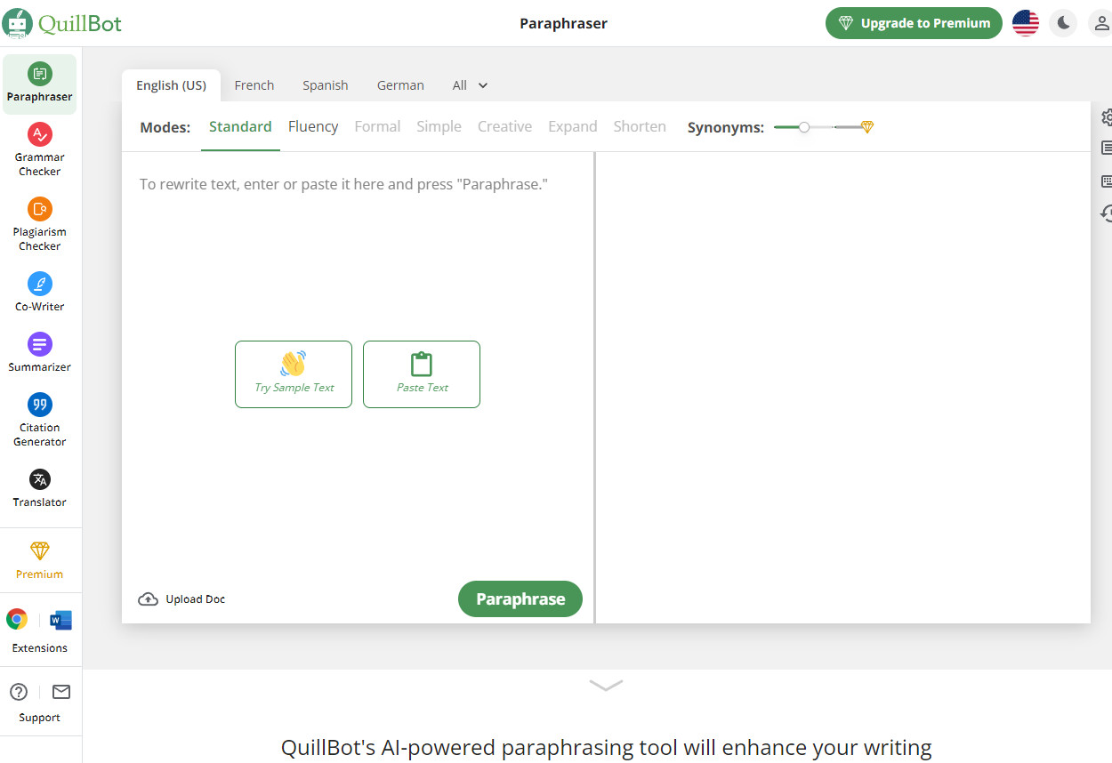 Hướng dẫn tải Quillbot Premium cho máy tính