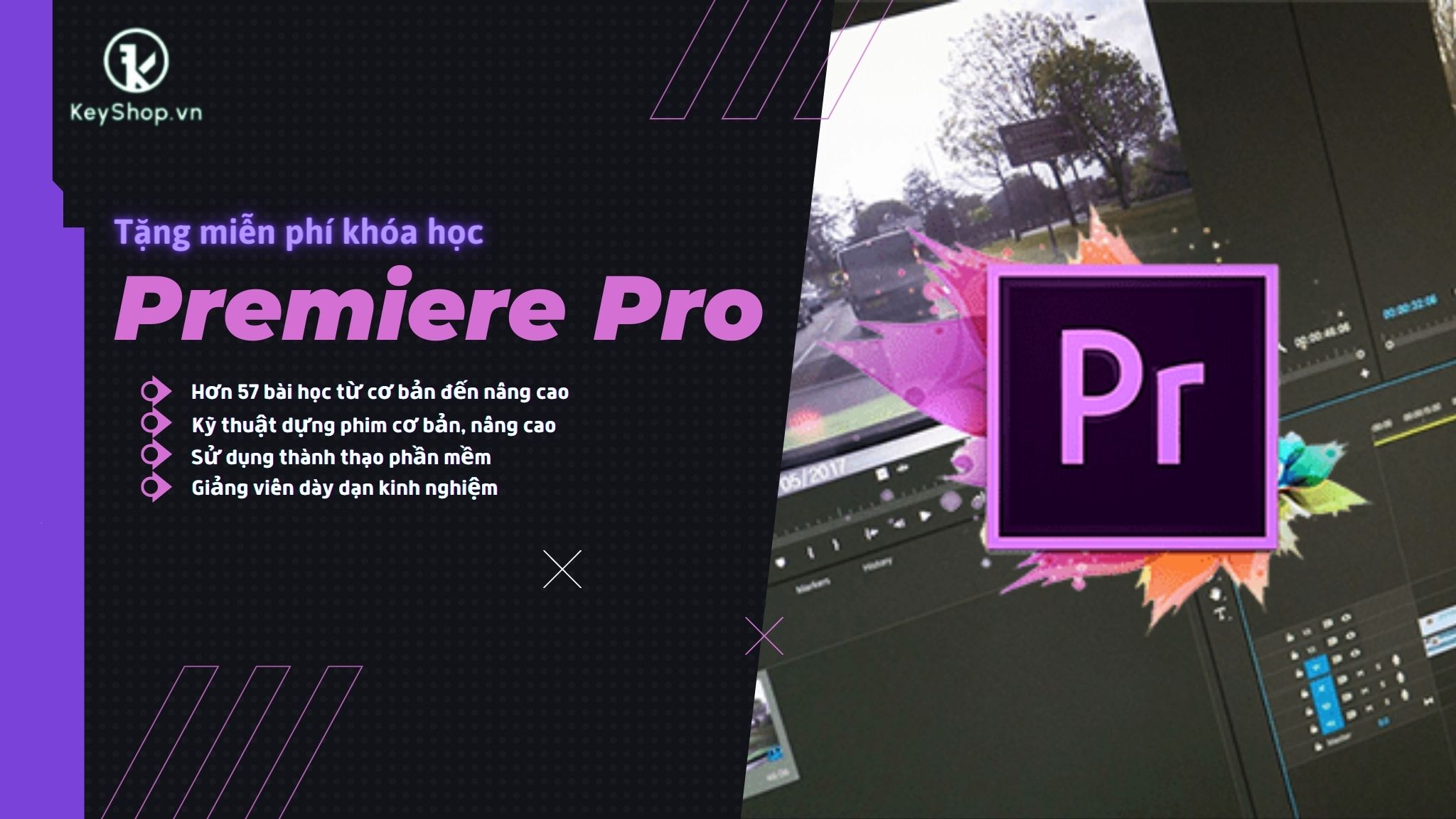 KhoaHocPremierePro Tặng khóa học Premiere Pro từ cơ bản đến nâng cao miễn phí - Khóa học Adobe Premiere Pro