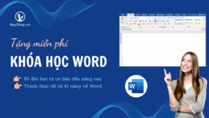 Khóa học word miễn phí